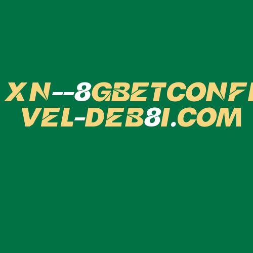 Logo da XN--8GBETCONFIVEL-DEB8I